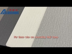 3MM 1.22*2.44m แผ่นผสมอลูมิเนียมกาแฟแดง สําหรับตกแต่งอาคารภายในและภายนอก