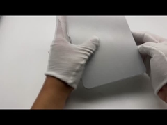 4MM 1220 X 2440MM แผ่นผนังอะลูมิเนียมประกอบแปรง Acp Panel HDPE