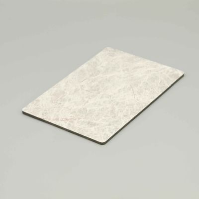 แผนผังผสมอัลลูมิเนียมที่สะท้อนแสง 0.03mm ถึง 0.6mm Acp Sheet Marble Design