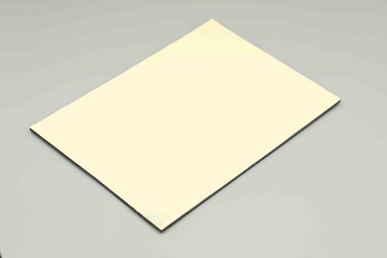 ผนังวัสดุ Milky Acp 1220 X 2440MM แผ่น Acp สําหรับภายใน 4MM