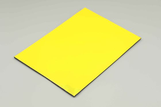 ยืนยัน UV สีเหลืองภายนอก Acp Sheet Acp 3d แผ่นผนัง 3MM 48 X 96 นิ้ว