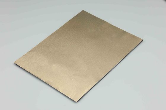 HDPE Brushed Aluminium Composite Panel 4MM 1.22 X 2.44m Pe แผ่นผสมอัลลูมิเนียม