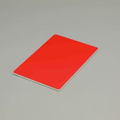 4 X 8 ฟุตไฟแดงเรตติ้ง Acp Sheets Acp แผ่นผนัง Acp Sheet Roof Anti Corrosion