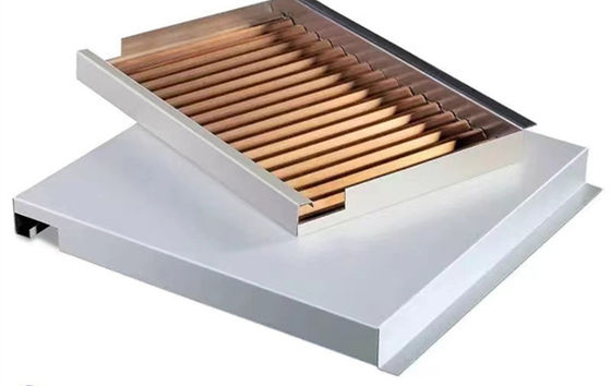 โครงสร้างที่ทันสมัย Anti Static Exterior Aluminum Veneer สําหรับผนังหน้าต่าง