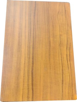แผง ACP ลายไม้ Milky Wood แผงอลูมิเนียมคอมโพสิต 1220 X 2440MM แผ่นสำหรับตกแต่งภายในและภายนอก 4MM สำหรับผนัง