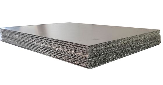 สําหรับการตกแต่งผนังภายนอกแบบถาวร A2 แผ่นอัลลูมิเนียม corrugated