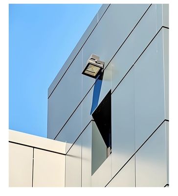 พานอลูมิเนียมผสมผสานแบบ Milky PE AA AB Core สําหรับผนังภายนอกอาคาร